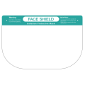 Topeng padat untuk mengelakkan percikan FACE SHIELD